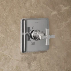 Rite-Temp® shower trim kit with cross handle, 2.5 gpm^Kohler Clearance