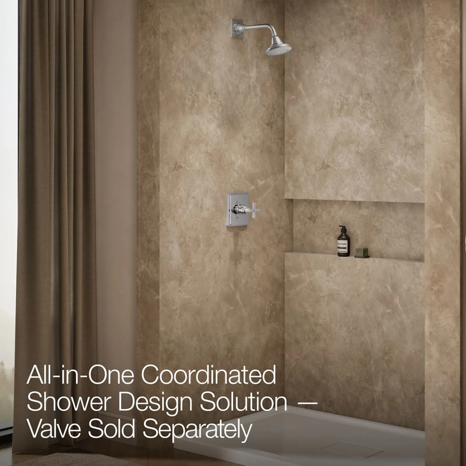 Rite-Temp® shower trim kit with cross handle, 2.5 gpm^Kohler Clearance