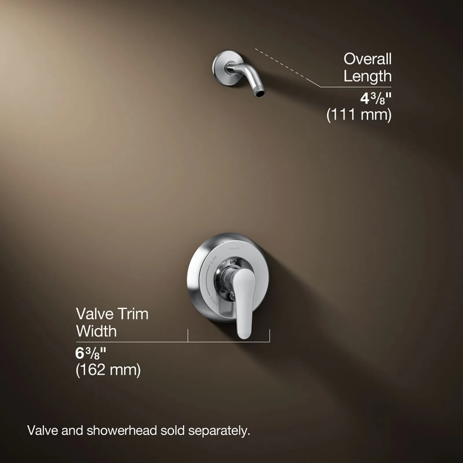 Rite-Temp® shower trim kit, without showerhead^Kohler Outlet