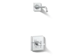 Rite-Temp® shower trim kit with cross handle, without showerhead^Kohler Outlet
