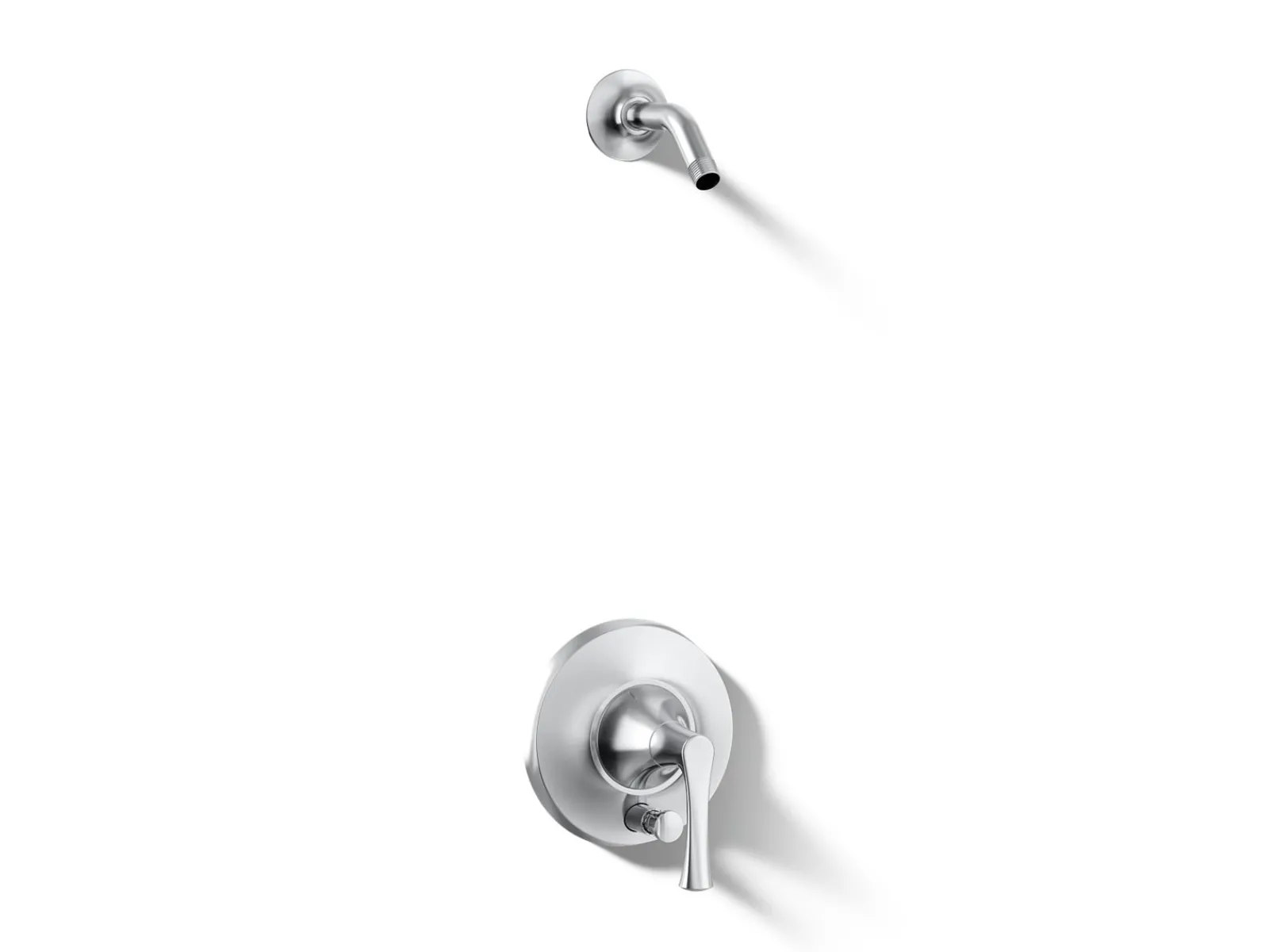 Rite-Temp® shower trim kit with push-button diverter, without showerhead^Kohler Outlet