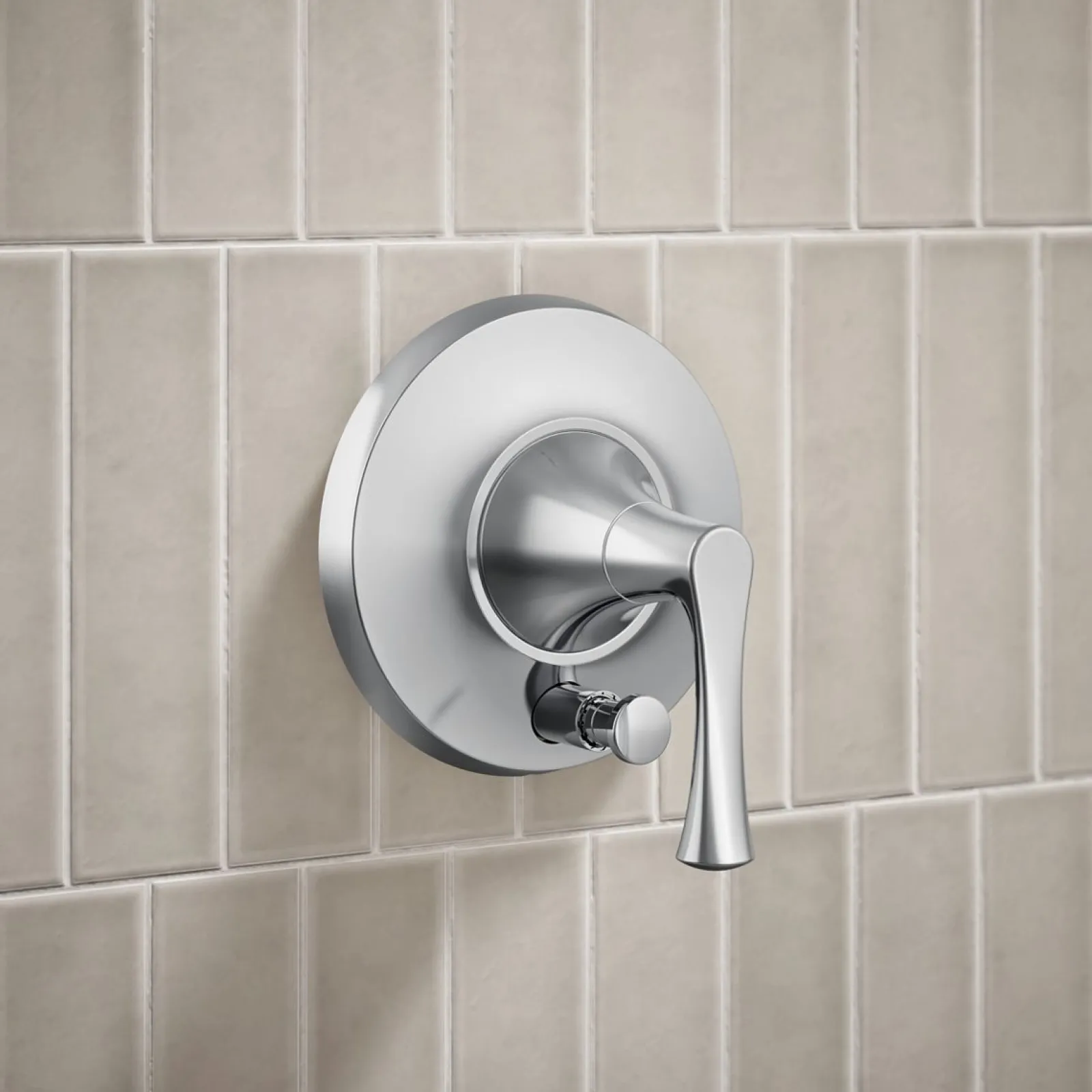 Rite-Temp® shower trim kit with push-button diverter, without showerhead^Kohler Outlet