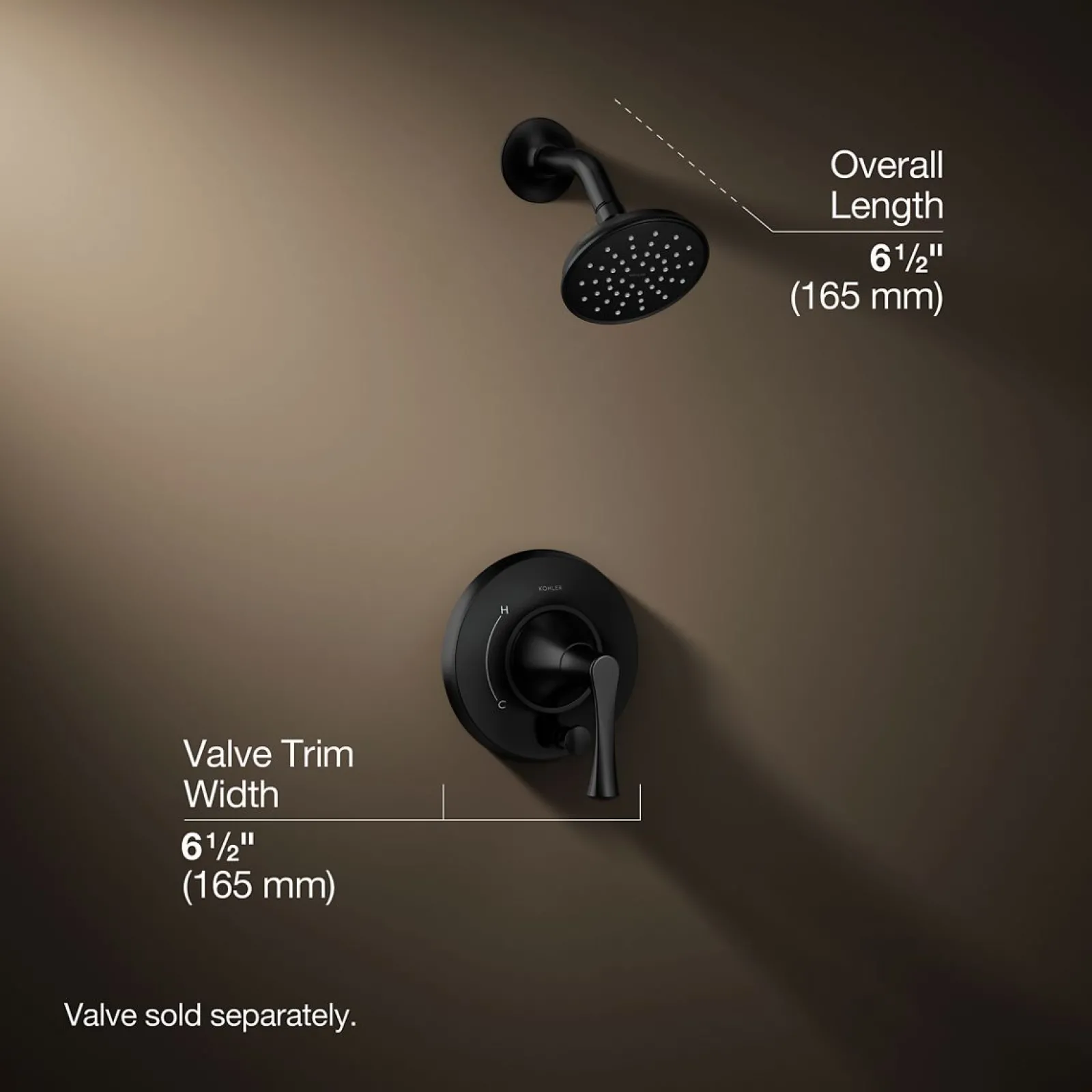 Rite-Temp® shower trim kit with push-button diverter, 1.75 gpm^Kohler Discount