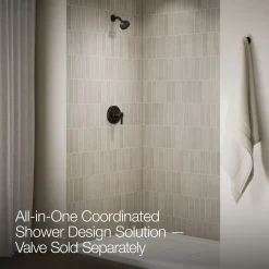 Rite-Temp® shower trim kit with push-button diverter, 2.5 gpm^Kohler