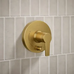 Rite-Temp® shower trim kit with push-button diverter, 2.5 gpm^Kohler