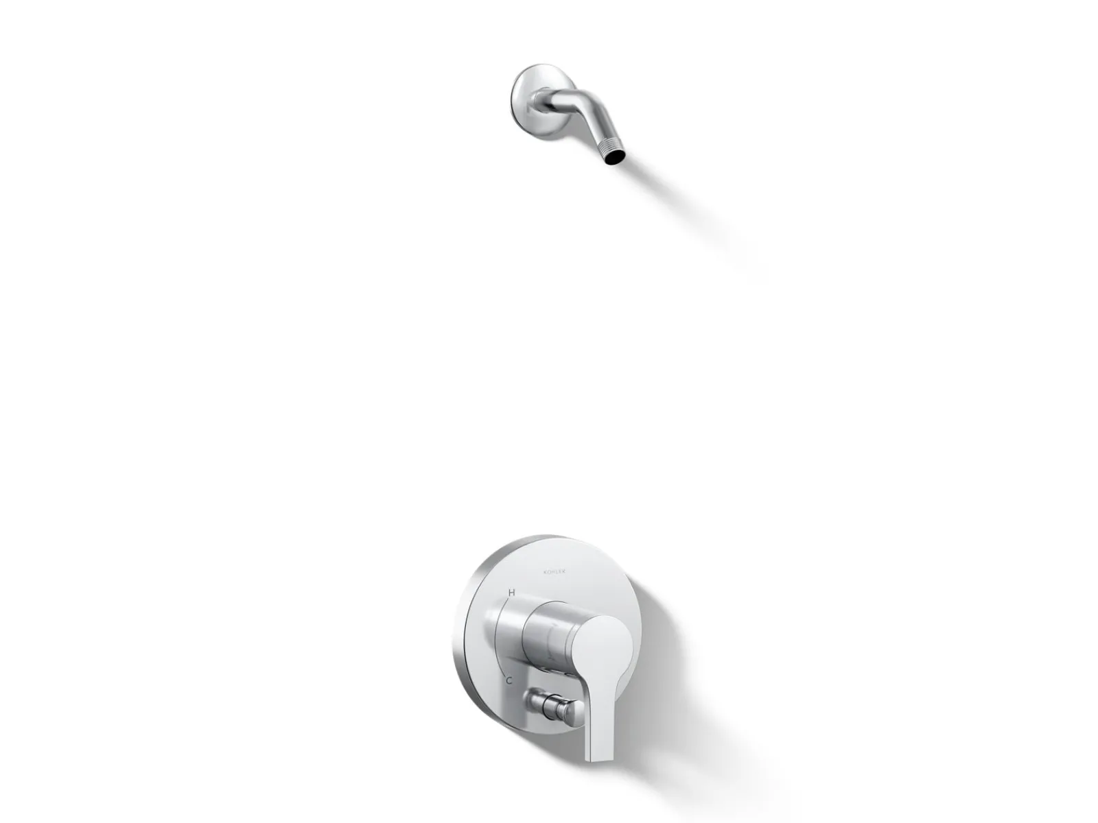 Rite-Temp® shower trim kit with push-button diverter, without showerhead^Kohler Sale