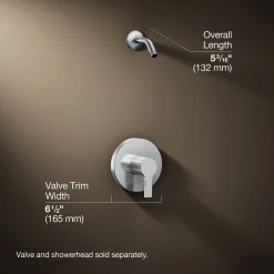 Rite-Temp® shower trim kit, without showerhead^Kohler Online
