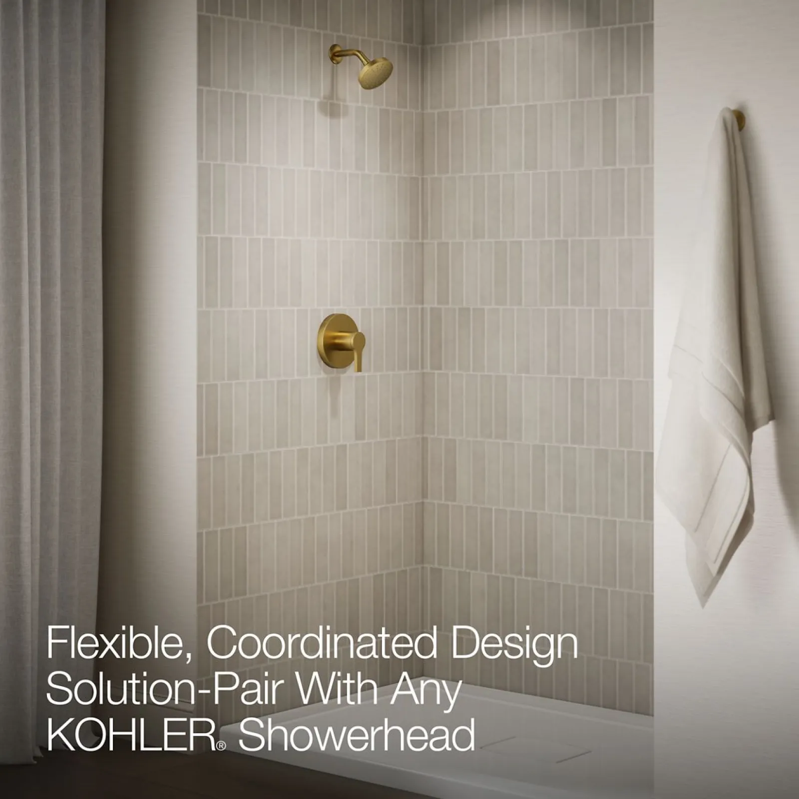 Rite-Temp® shower trim kit, without showerhead^Kohler Online