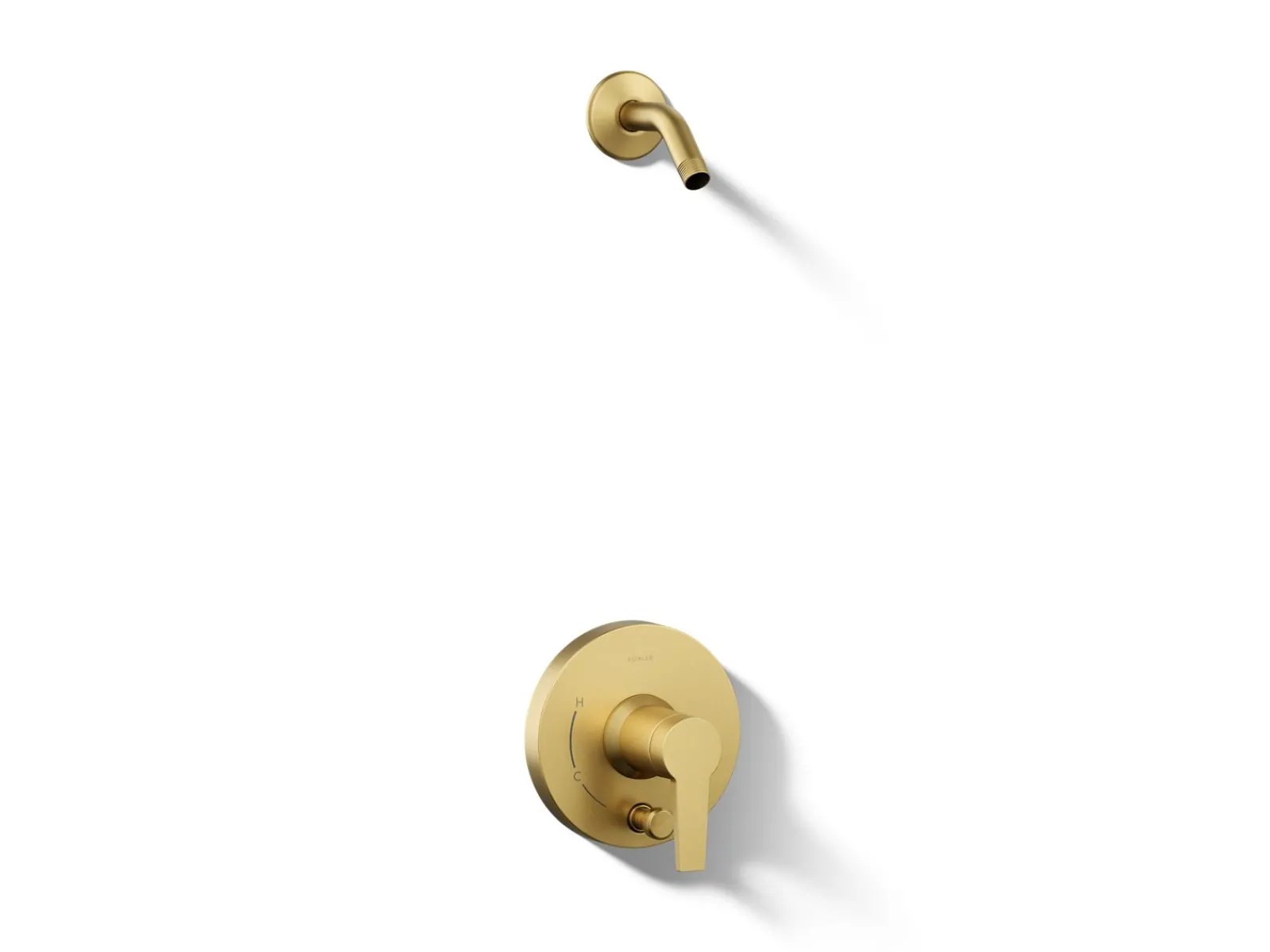 Rite-Temp® shower trim kit with push-button diverter, less showerhead^Kohler Online