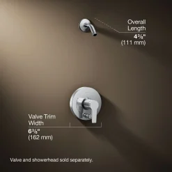 Rite-Temp® shower trim kit with push-button diverter, less showerhead^Kohler Online