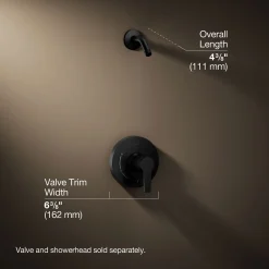 Rite-Temp® shower trim kit with push-button diverter, less showerhead^Kohler Online