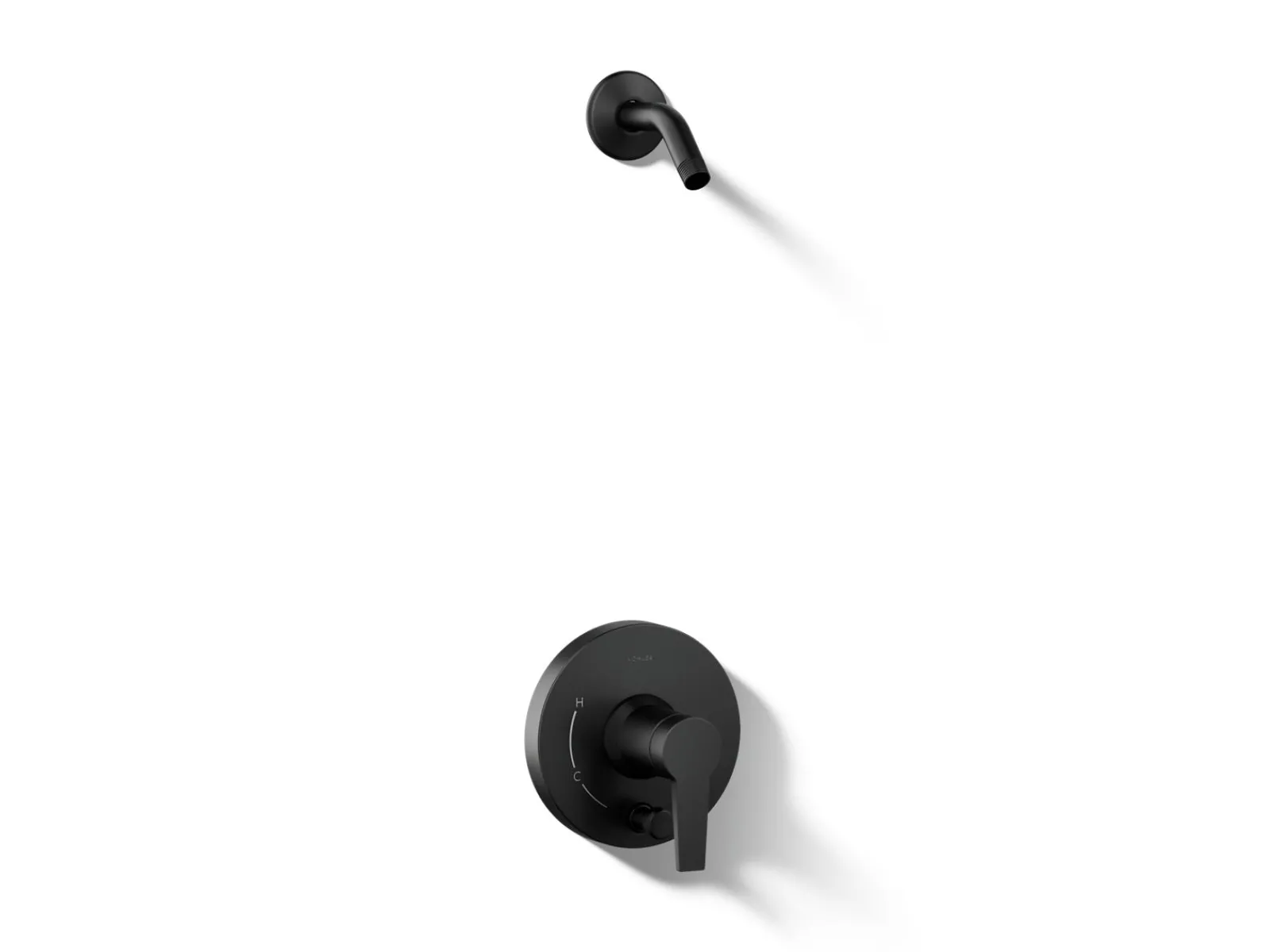 Rite-Temp® shower trim kit with push-button diverter, less showerhead^Kohler Online
