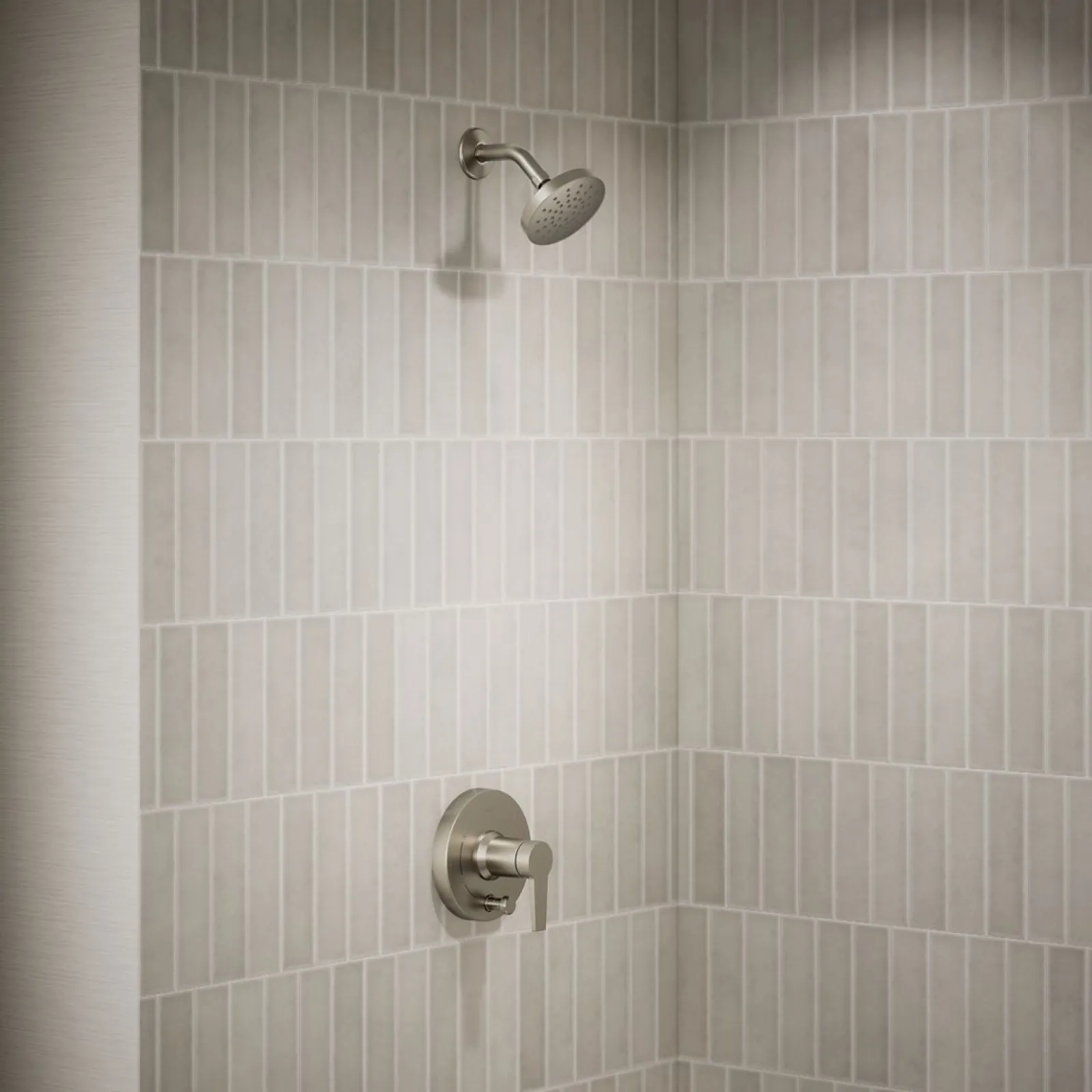 Rite-Temp® shower trim kit with push-button diverter, less showerhead^Kohler Online