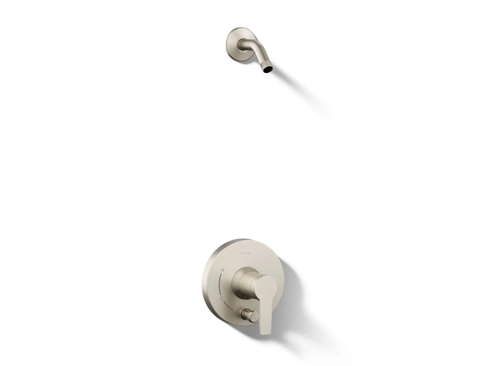 Rite-Temp® shower trim kit with push-button diverter, less showerhead^Kohler Online