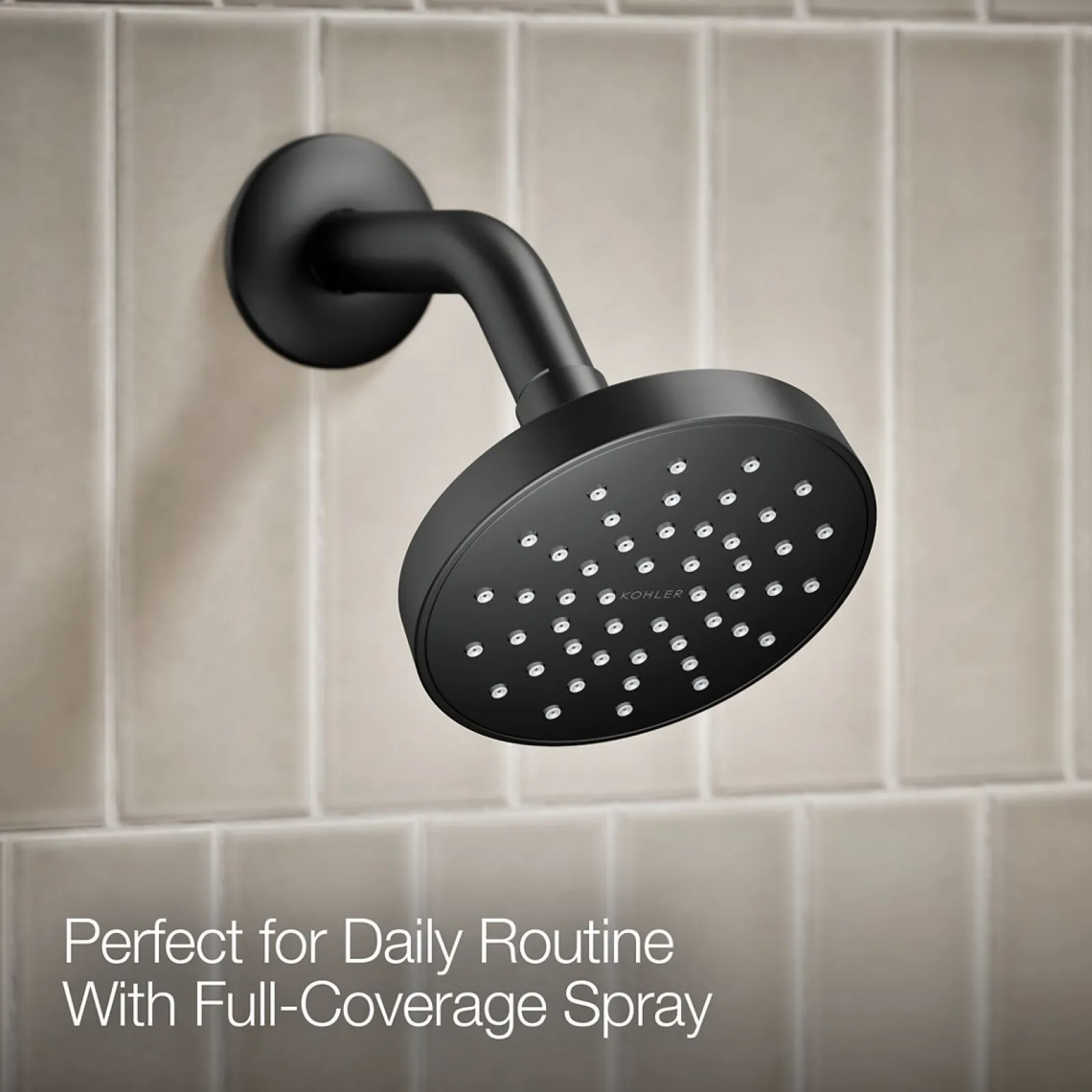 Rite-Temp® shower trim kit with push-button diverter, 2.5 gpm^Kohler New