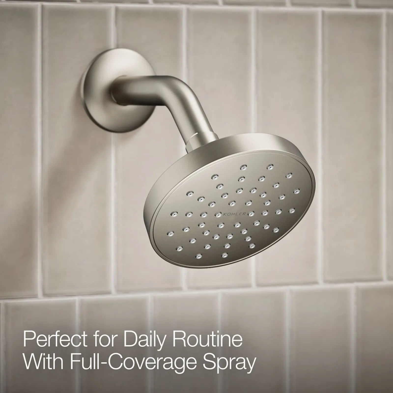 Rite-Temp® shower trim kit with push-button diverter, 2.5 gpm^Kohler New