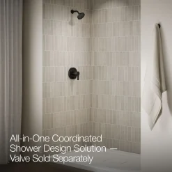 Rite-Temp® shower trim kit with push-button diverter, 2.5 gpm^Kohler New