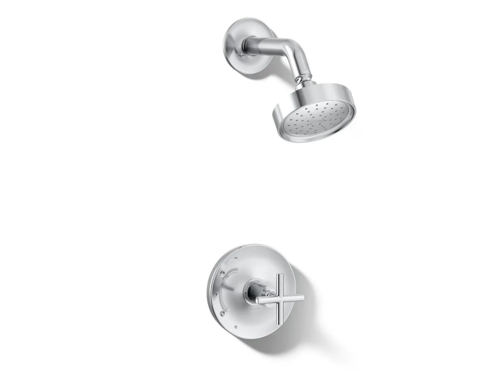 Rite-Temp® shower trim kit with cross handle, 1.75 gpm^Kohler Best