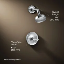 Rite-Temp® shower trim kit with cross handle, 1.75 gpm^Kohler Best