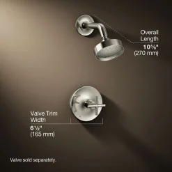 Rite-Temp® shower trim kit with cross handle, 1.75 gpm^Kohler Best
