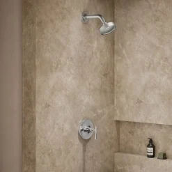 Rite-Temp® shower trim kit with lever handle, 2.5 gpm^Kohler Hot