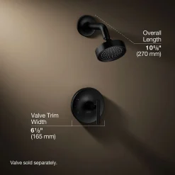 Rite-Temp® shower trim kit with lever handle, 2.5 gpm^Kohler Hot