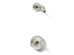 Rite-Temp® shower trim kit with cross handle, without showerhead^Kohler Hot