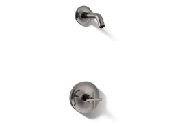 Rite-Temp® shower trim kit with cross handle, without showerhead^Kohler Hot