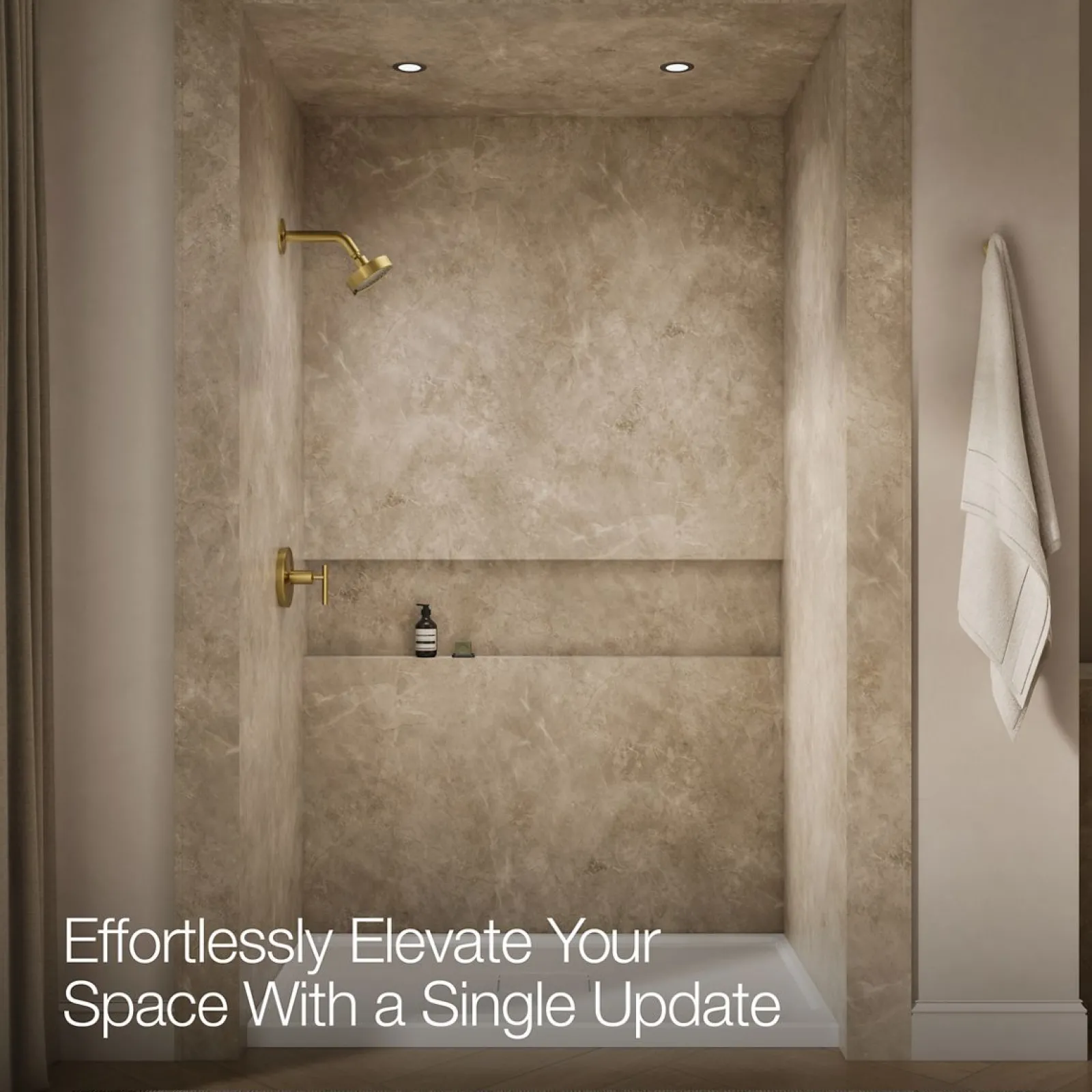 Rite-Temp® shower trim kit with lever handle, without showerhead^Kohler Outlet
