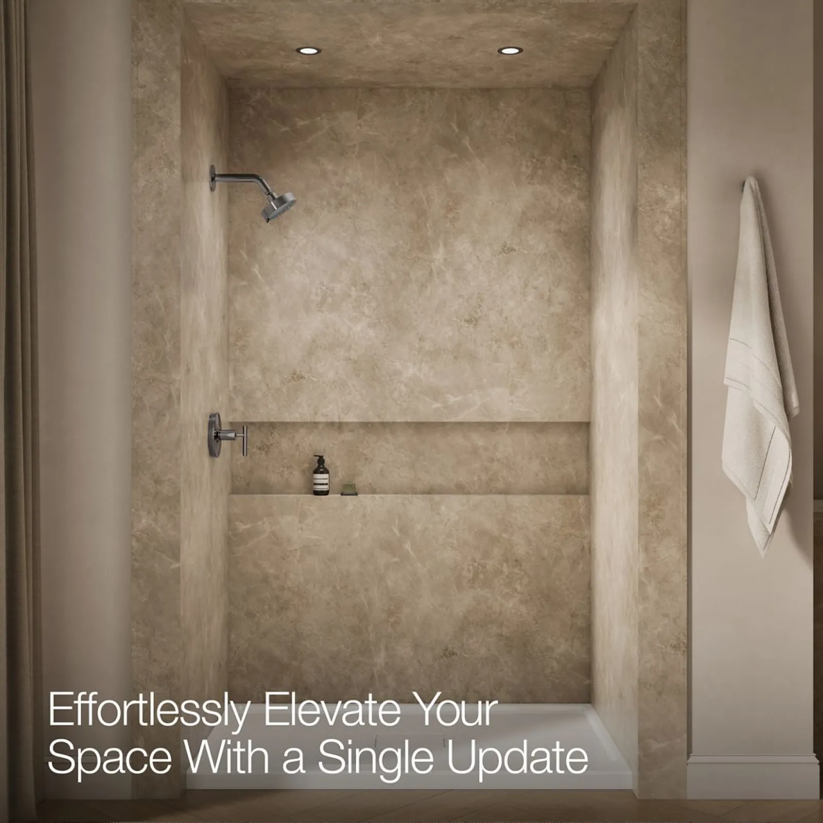 Rite-Temp® shower trim kit with lever handle, without showerhead^Kohler Outlet