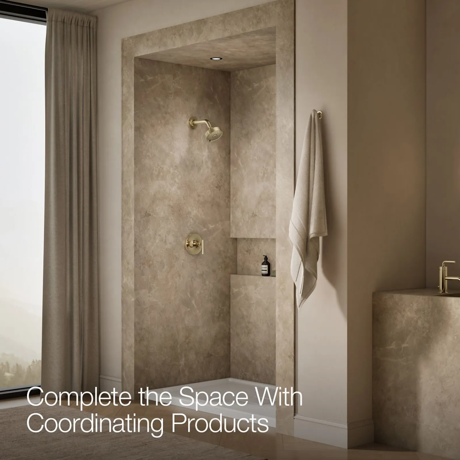 Rite-Temp® shower trim kit with lever handle, without showerhead^Kohler Outlet