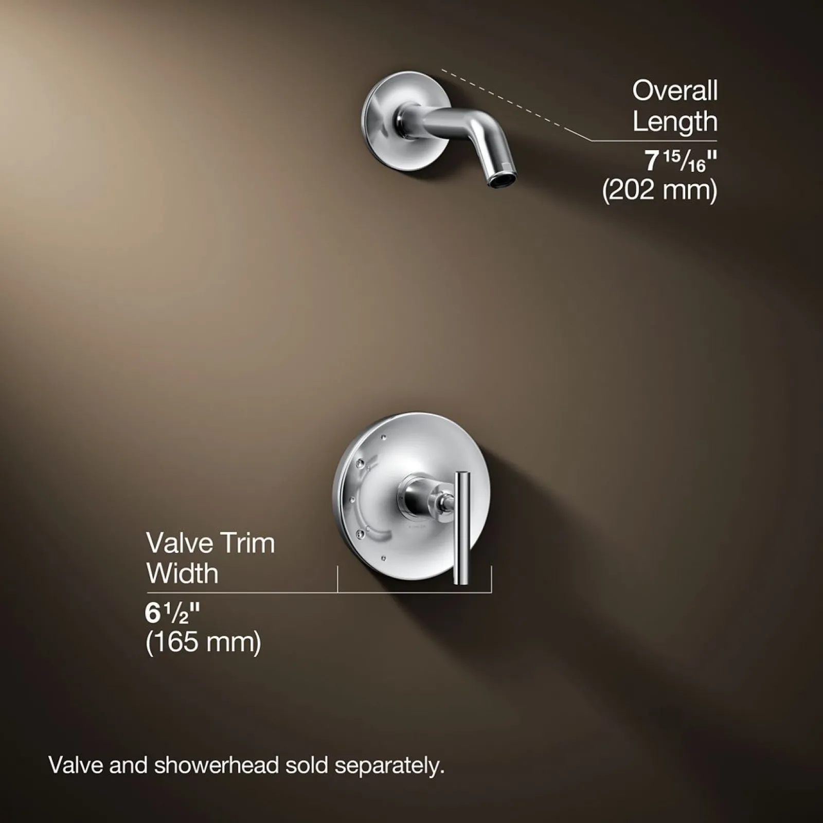 Rite-Temp® shower trim kit with lever handle, without showerhead^Kohler Outlet