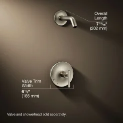Rite-Temp® shower trim kit with lever handle, without showerhead^Kohler Outlet