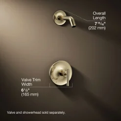 Rite-Temp® shower trim kit with lever handle, without showerhead^Kohler Outlet