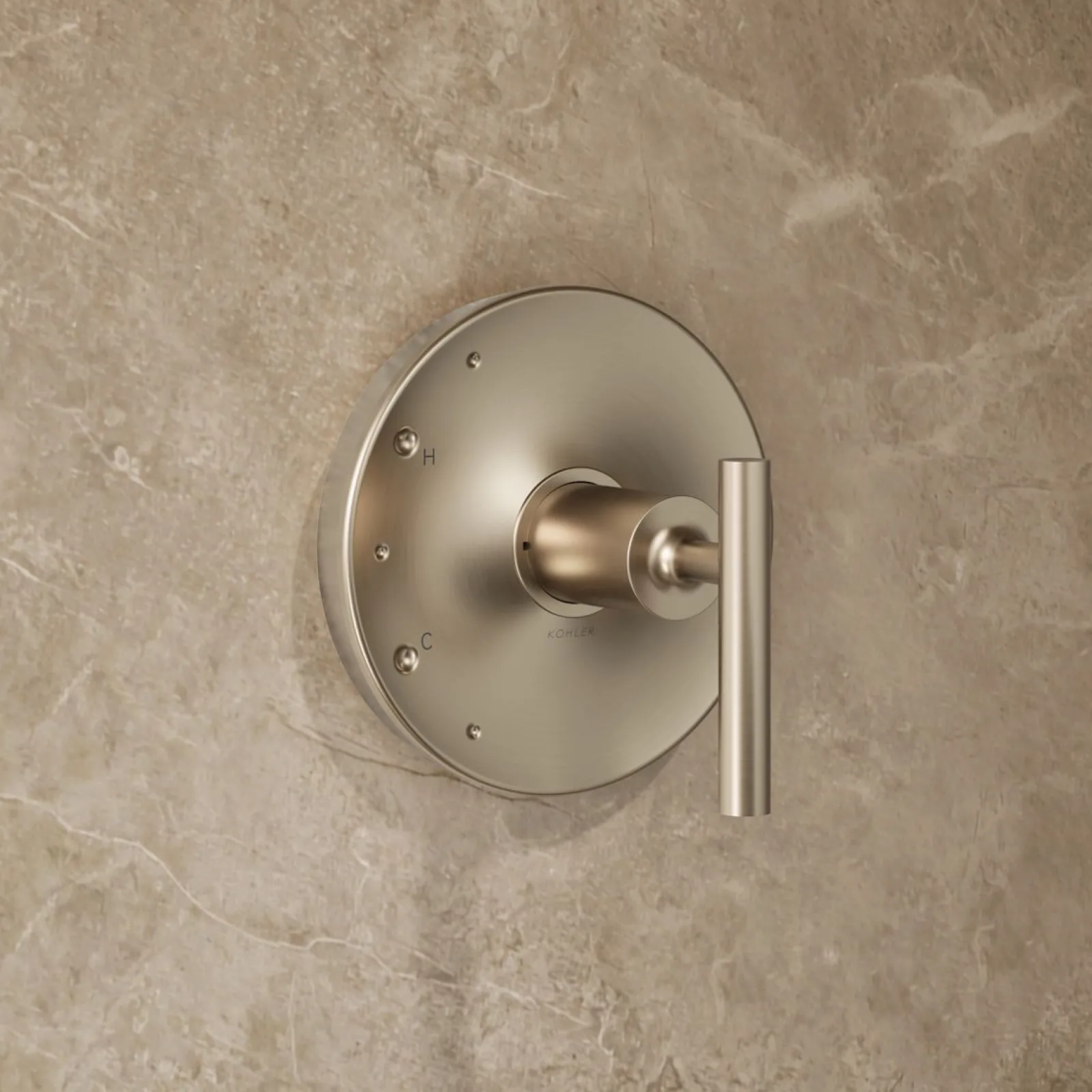 Rite-Temp® shower trim kit with lever handle, without showerhead^Kohler Outlet