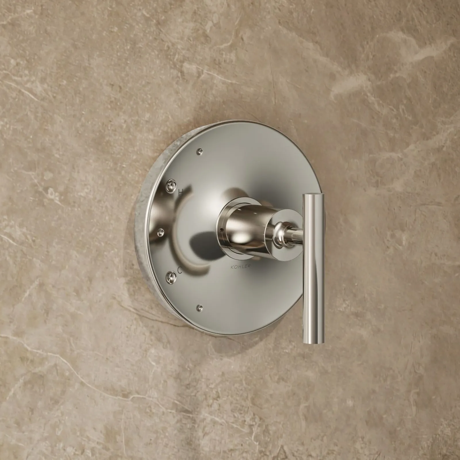 Rite-Temp® shower trim kit with lever handle, without showerhead^Kohler Outlet