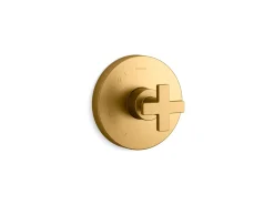 Rite-Temp® valve trim with cross handle^Kohler Hot