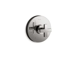 Rite-Temp® valve trim with cross handle^Kohler Hot