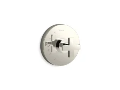 Rite-Temp® valve trim with cross handle^Kohler Hot