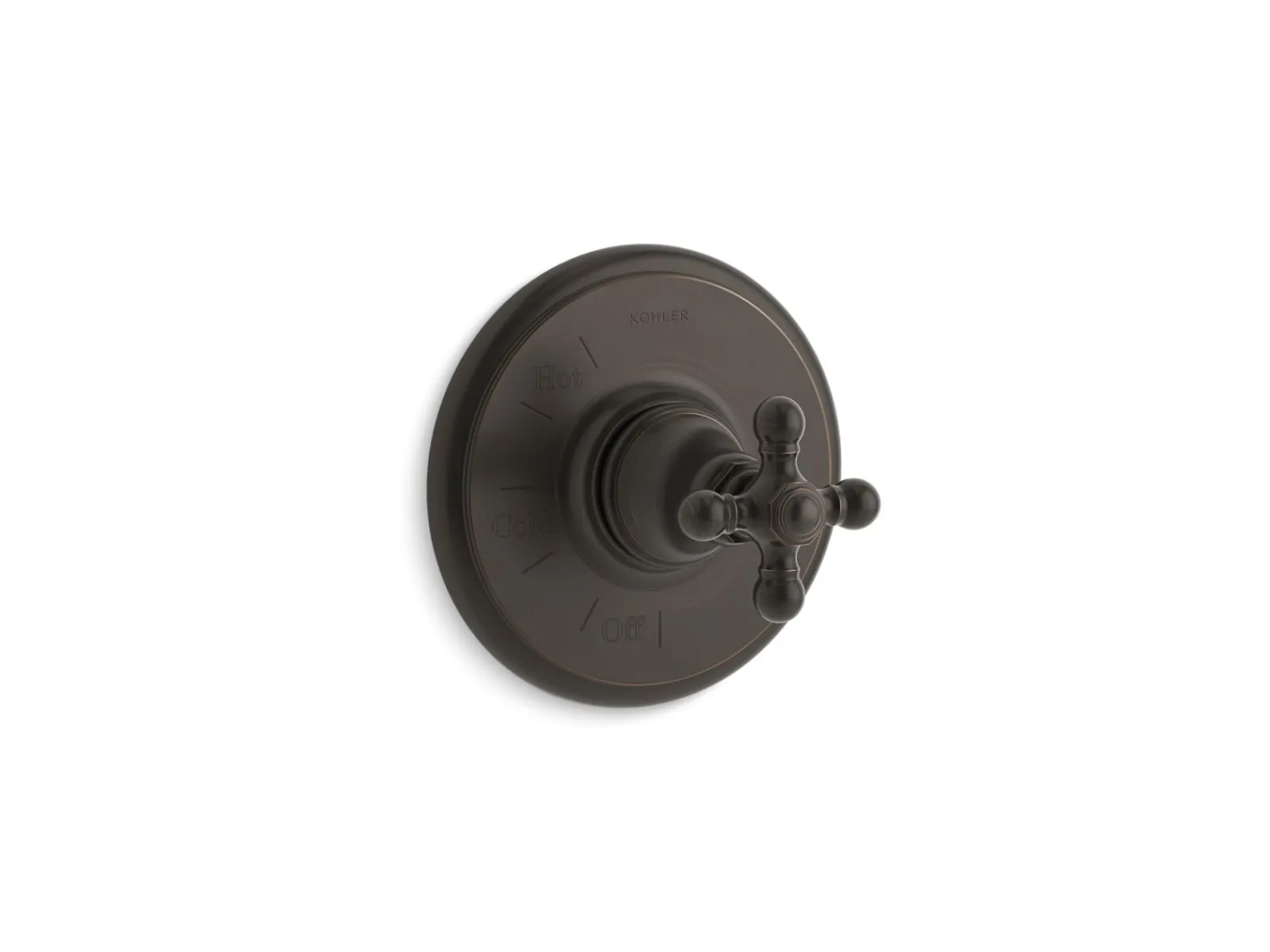 Rite-Temp® valve trim with cross handle^Kohler