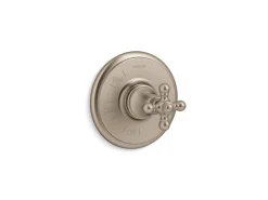 Rite-Temp® valve trim with cross handle^Kohler