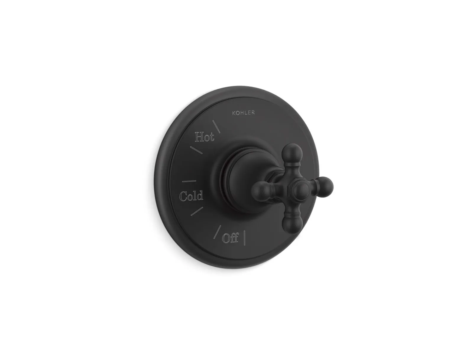 Rite-Temp® valve trim with cross handle^Kohler