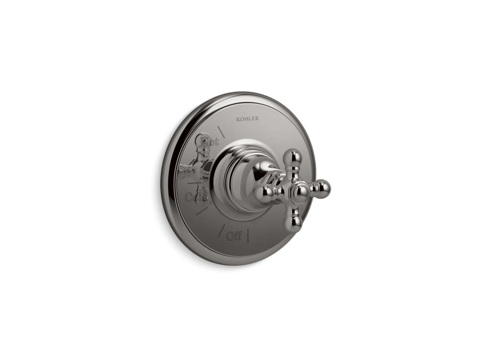 Rite-Temp® valve trim with cross handle^Kohler