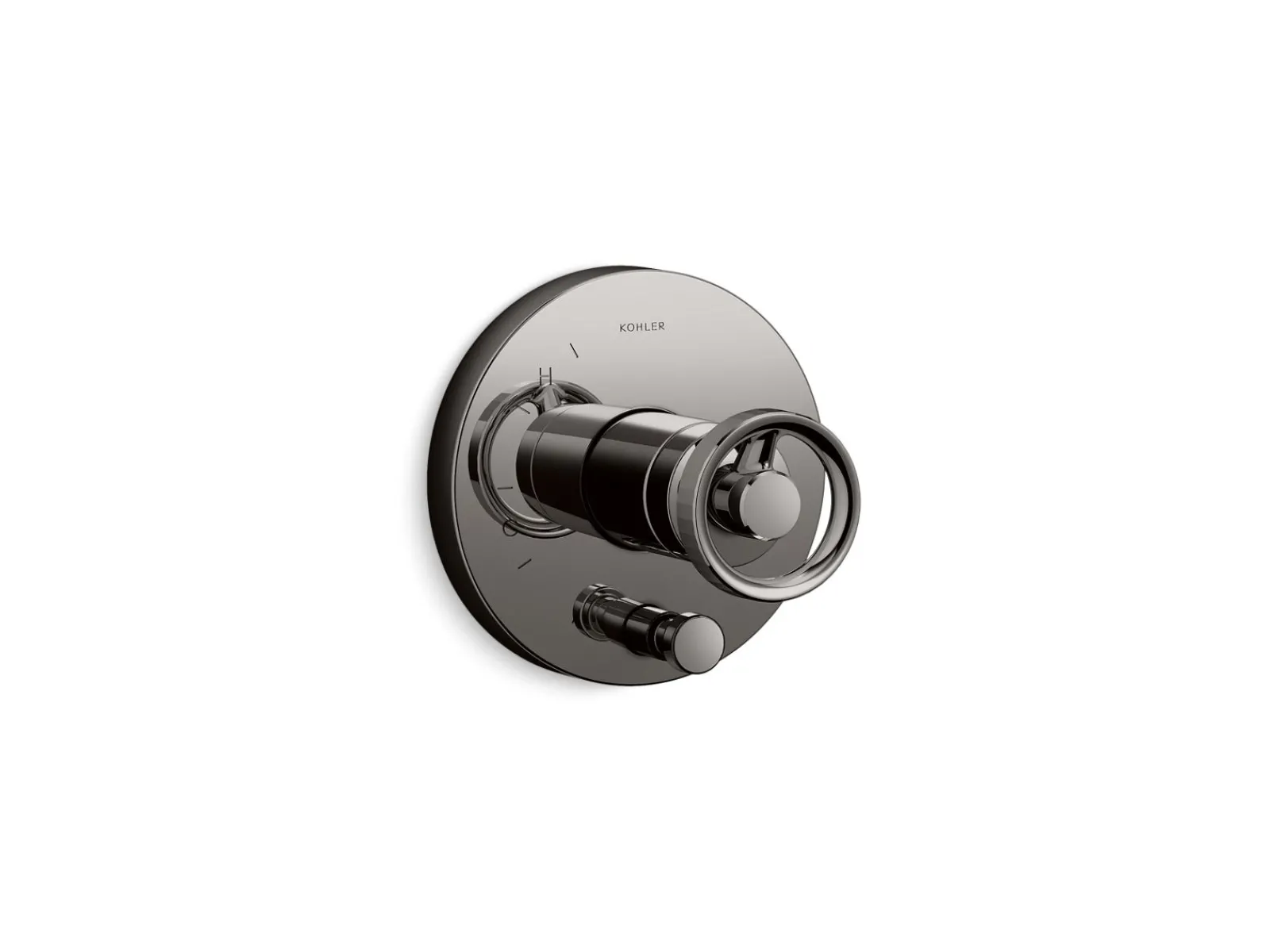 Rite-Temp® valve trim with Industrial handle and diverter^Kohler Outlet