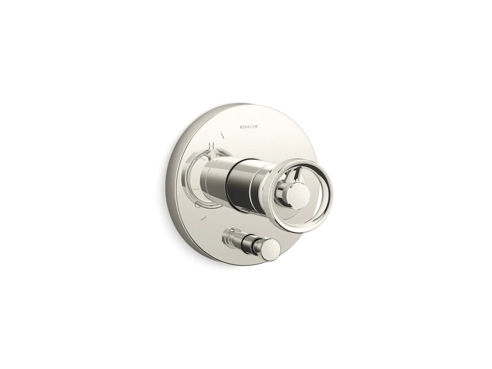 Rite-Temp® valve trim with Industrial handle and diverter^Kohler Outlet