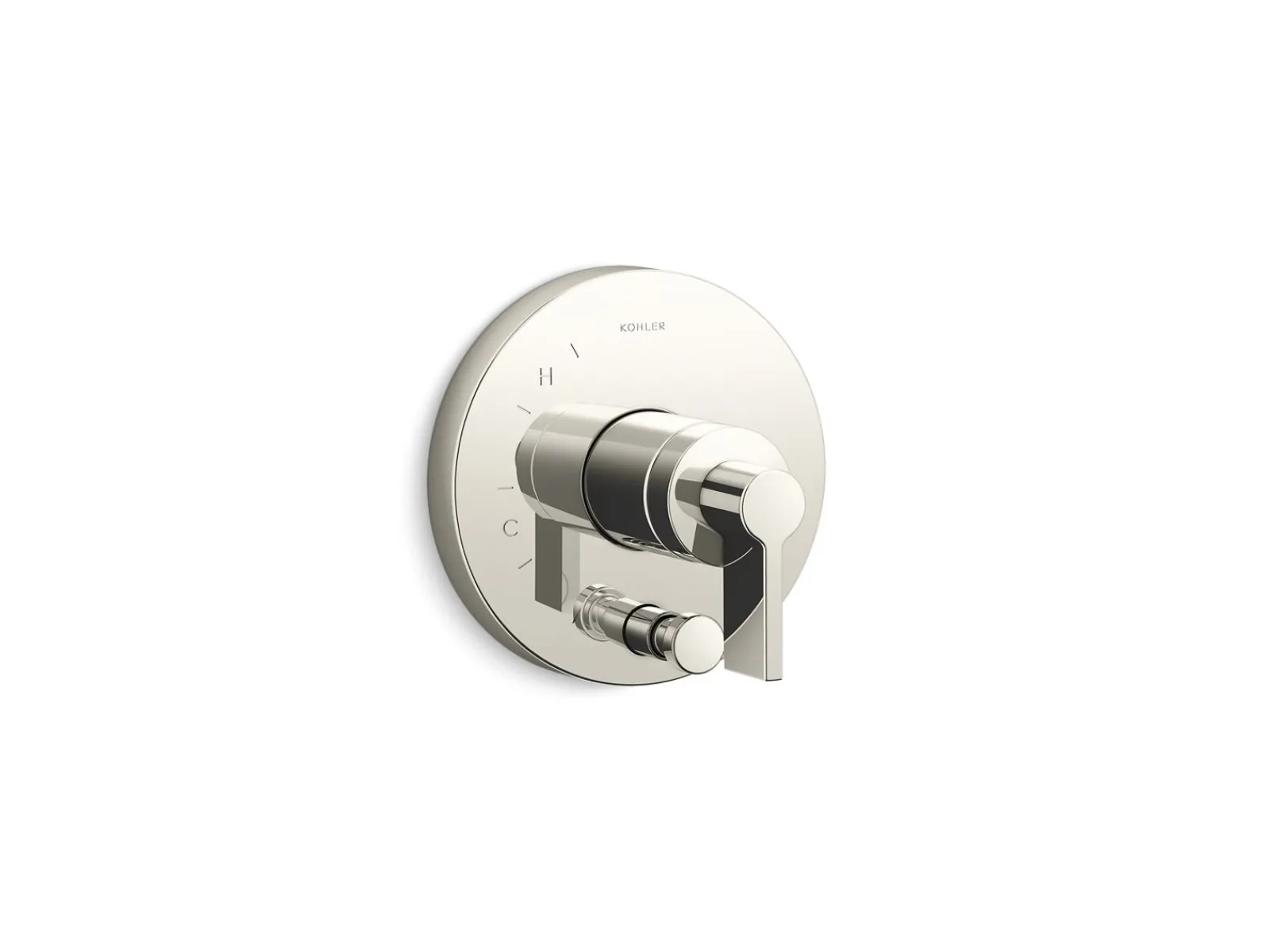 Rite-Temp® valve trim with Lever handle and diverter^Kohler