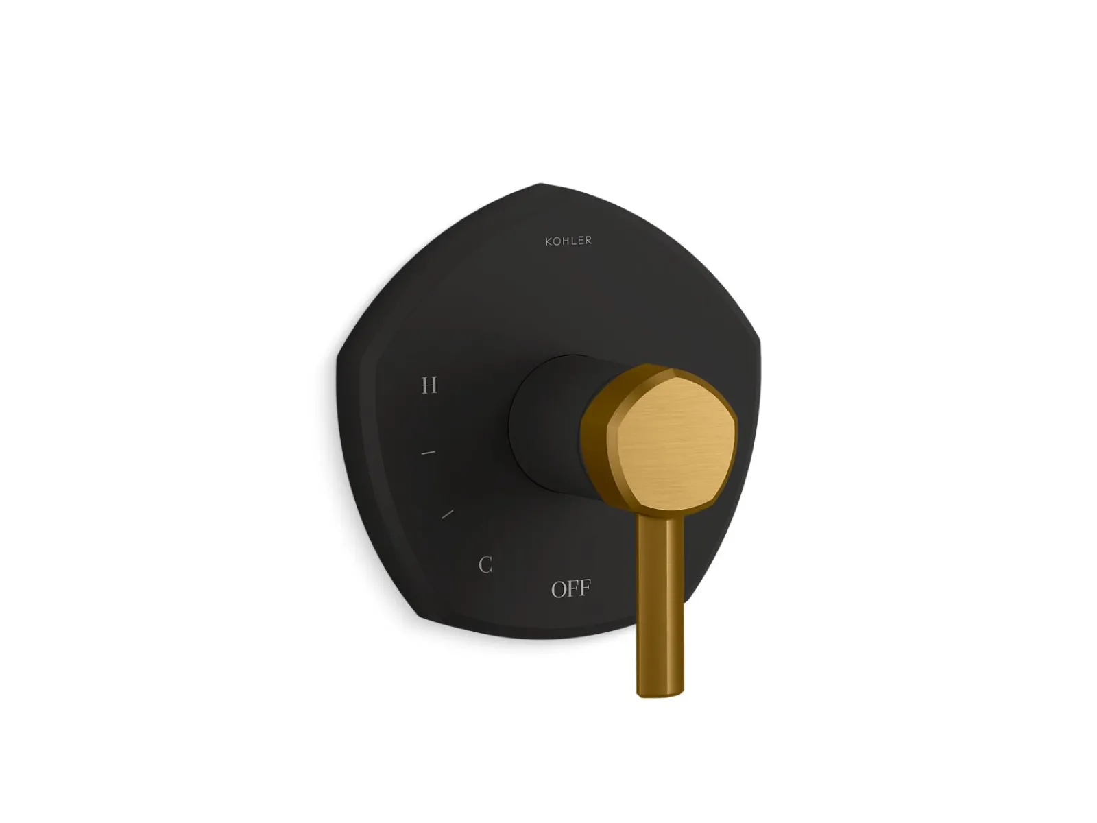 Rite-Temp® valve trim with lever handle^Kohler Hot