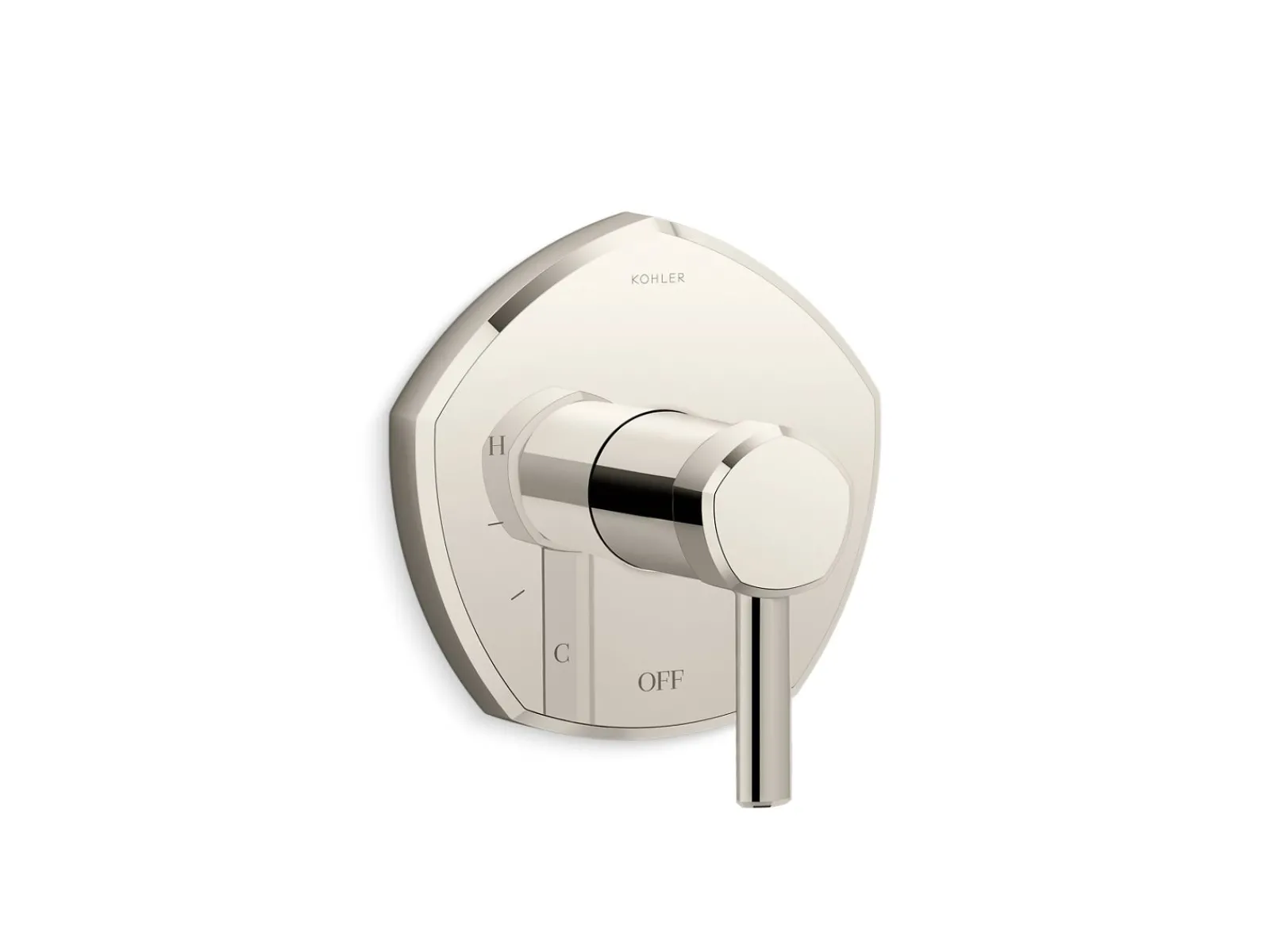Rite-Temp® valve trim with lever handle^Kohler Hot