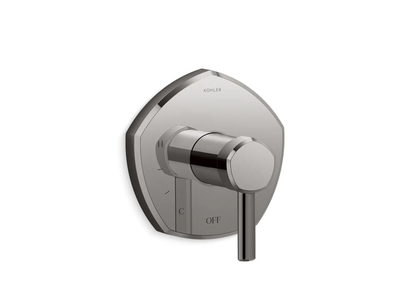 Rite-Temp® valve trim with lever handle^Kohler Hot