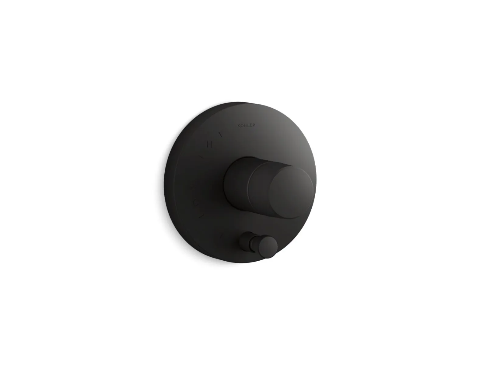 Rite-Temp® valve trim with Oyl handle and diverter^Kohler Hot